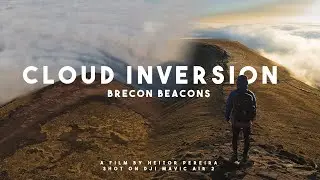 Cloud Inversion Brecon beacons Pen Y Fan | Aerial footage