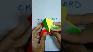 Rubik's Cube CheckMate Amazing Pattern Tutorials Pyramid Cube 😱