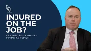 Injured on the job? NYC Lawyer Explains Your Rights After a Workplace Injury