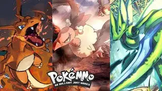 Usando Charizard e Scyther no pokemmo