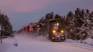 CP 7020, CP 8845, CP 8019 [CP 104] at Essa, ON [01/17/2022] | CP 7020 Military Leading