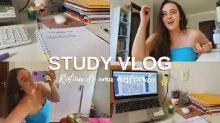 Study vlog: um dia de aula & estudos para o mestrado 📚 | rotina de uma pós graduanda