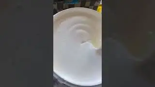creamy white