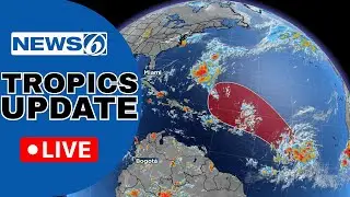 🔴NEWS 6 WEATHER AT 9:30 | Invest 92 L Designated In Atlantic (Florida Forecast)