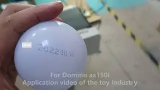 Don't you watch the application video of Domino AX150i toy industry?
