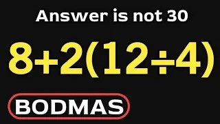 Most people get this maths question wrong || Simplify Bodmas rules question