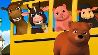 We're going to catch a bear vs Baa Baa Black Sheep vs Wheels on the bus bear hunt +More 3D Songs