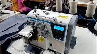 Jack Brand Model:C6-5-M04/435    (Electric type for denim ) Five thread over lock Heavy Duty