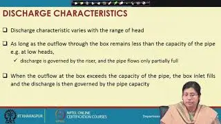 Lecture 38: Drop Inlet Spillway