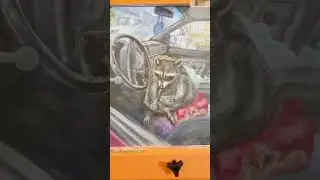 When a Raccoon Steals Your Car! 😱 Viral Art Reveal!