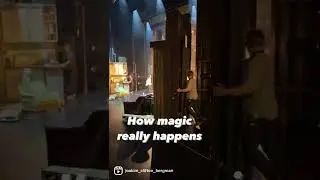 #magic #setchange #backstage #stagehands #rehearsal #set #stage #manpower #scenografia #theatre