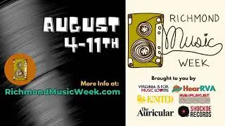 Richmond Music Week 2023 is coming this August!