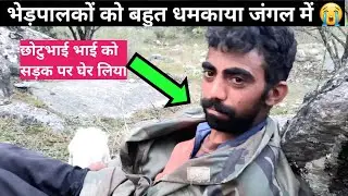 जंगल में मास्टर जी ने बहुत धमकाया भेड़ पालकों को... @Himachalilife
