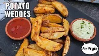 Perfectly Crispy Air Fryer Potato Wedges (No Deep Frying!)