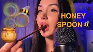 BUBBLE SOUNDS |🍯 HONEY SPOON |🐝 BAL KAŞIĞI BALONCUK SESLERİ 🫧/ T&Uuml;RK&Ccedil;E ASMR
