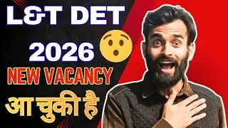 L&T DET Form आ गया 😯 | #Fresher Job | L&T Construction DET Form 2026 | #Hiring 2026 