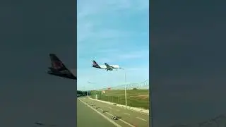Brussels Airlines landing at Faro Airport Portugal 🇵🇹