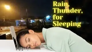 RAIN SOUNDS FOR SLEEPING THUNDER - ORIGINAL ASIAN RAIN. ASMR