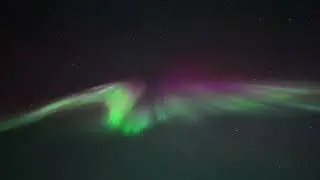 Intense Colorful Aurora Lights Up the Sky in Alaska 🌌✨#thedarkbloodyt