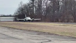 Piper Aztec Landing at Flying W N14