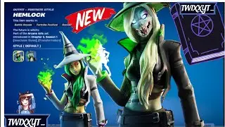 🎃NEW HEMLOCK Skin in Fortnite! WHO IS HEMLOCK? #fortnite #vbucks 10/26/24