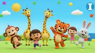 Animal Moves &ndash; Head to Toes | Fun Animal Action Rhyme for Kids | Nursery Rhymes & Songs for Children