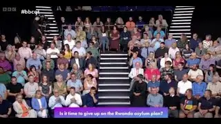 Question time with a predominately conservative audience and not a single voice in favour of Rwanda