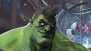 Hulk runs over Loki [Marvel rivals animation]