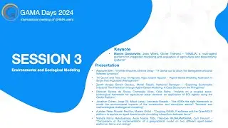 Gama Days 2024 - Session 3 - Environmental and Ecological Modeling