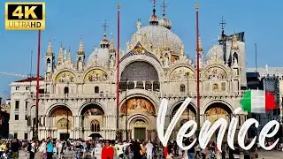 Venice Italy 4k - Summer Walking Tour Canal And Street