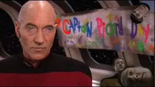 Picard Fixing His Uniform For Almost 3 Minutes
