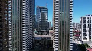 view  through  Black  sea  Tower's  A  and  B  blocks