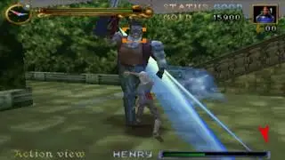 Let's Play Castlevania Legacy of Darkness (Cornell/Blind) 04: Garden Maze
