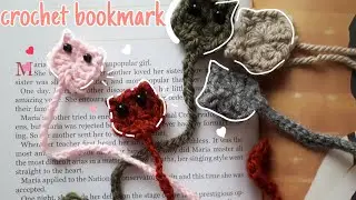 How to Crochet a Cute Cat Bookmark | Easy DIY Crochet