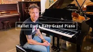Hallet Davis Baby Grand Piano