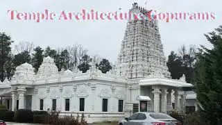 Places of worship. Hindu temple, Venkateshwara temple, Synagogue, St Paul's Cathedral, USA