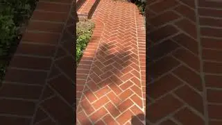 Herringbone brick walkway! Boost the curb appeal of your home!
