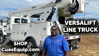 Versalift VO455 Power Utility Line Truck For Sale - CuesEquip.com