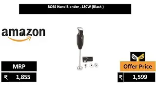 BOSS Hand Blender , 180W Black