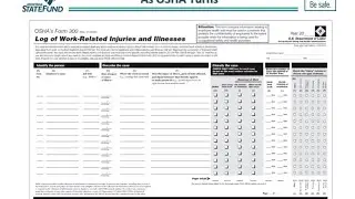 December 2014: Chapter 8 - Log of Work-Related Injuries and Illnesses