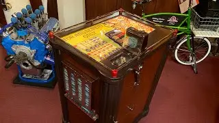 1940 PACE Console 5 Cent Slot Machine with Mint Vendor SOLD FOR $7,995