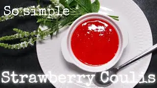 Strawberry Coulis / How to make an easy, simple Fruit Sauce  |  Kurumicooks Japanese Cooking