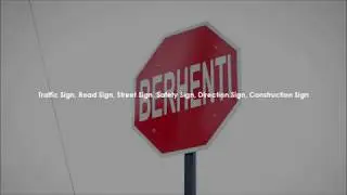 Sekinchan Road Sign, Traffic Sign, Street Sign, Safety Sign, Direction Sign, Construction Sign, Sign
