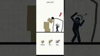 Stickman: Draw Save | Draw to Save #gaming #DrawToSave#DrawLineGame#BrainGame#MobileGamin #shorts