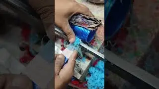 Blue Bangles Makin Full Process, How to make bangles #Short #machine #fancyworld #fancy #fancyworld