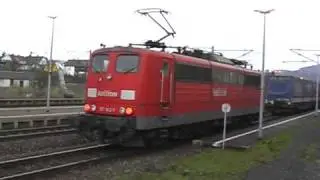 Schubhilfe auf der Frankenwaldrampe / Thrust help on the 
