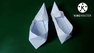 DIY MINI PAPER SHOES/paper crafts for school /paper craft /Easy kids craft ideas /origami shoes