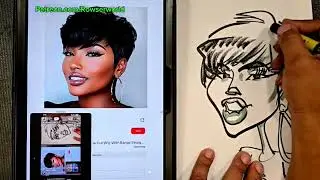 🎨 Как нарисовать простую карикатуру (короткие волосы и вид &frac34; &mdash; легко!)