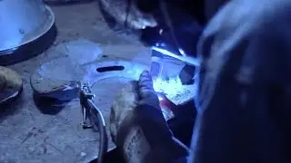 Using A Torch Stock Video