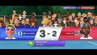 India vs Brazil! 🇮🇳🎾 Intense Mini Tennis Mobile Game Match!